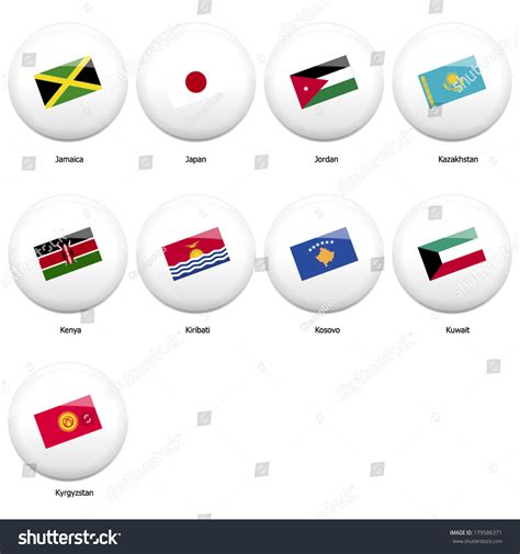 Flags of countries starting with J .